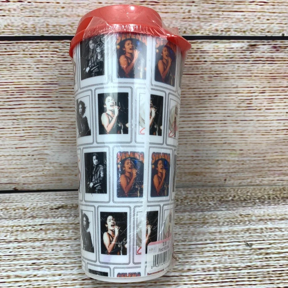 Selena Quintanilla XXV 25th Anniversary‎ Red Lid Tumbler Cup Whirley New Sealed